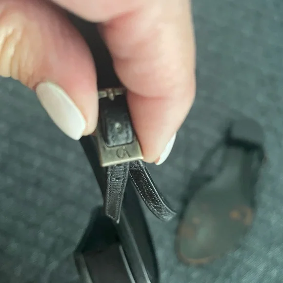 Giorgio Armani Black Strappy Sandals - Picture 11 of 12